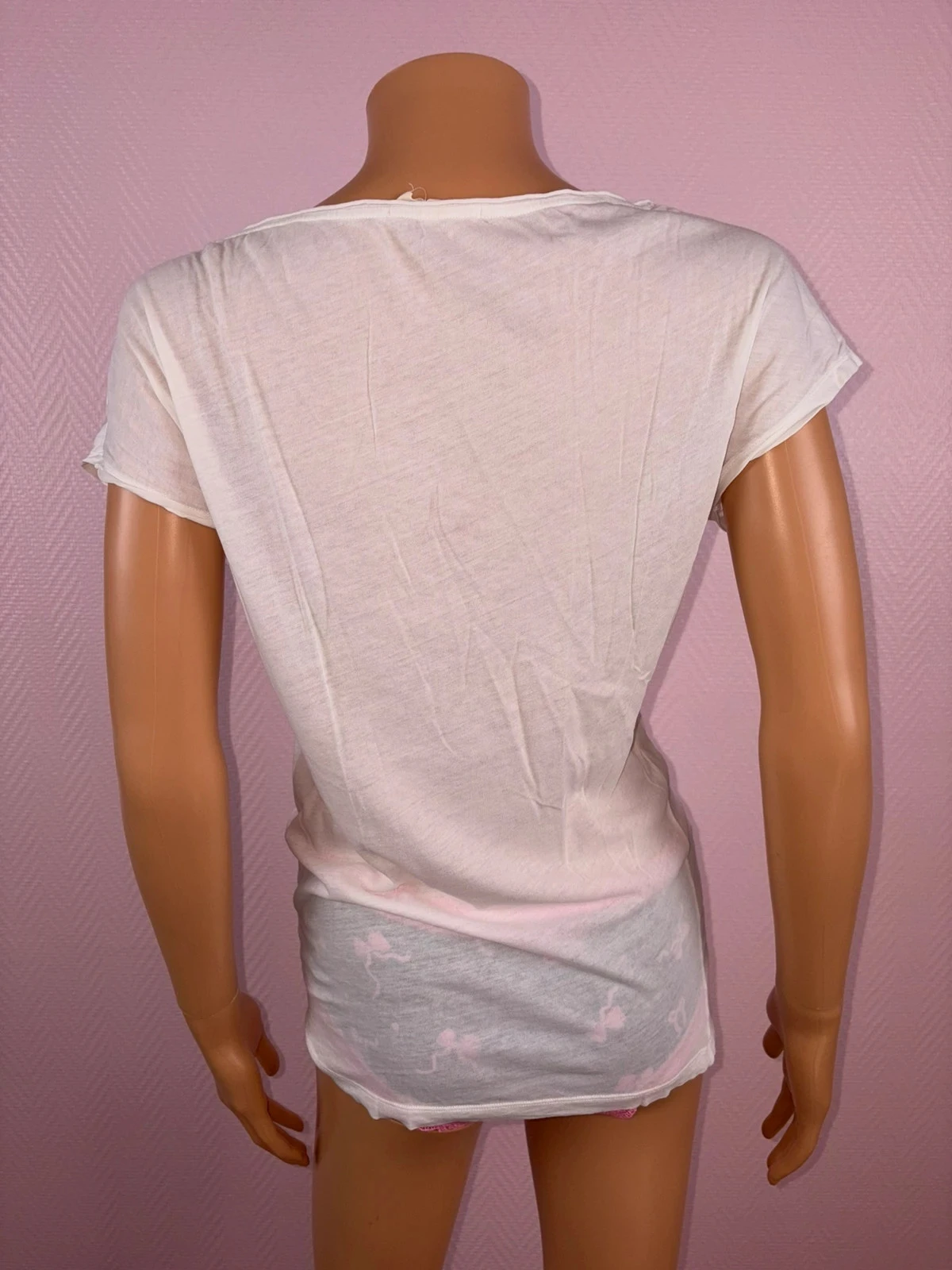 T-shirt leve, americano, vintage, tamanho M – photo 3
